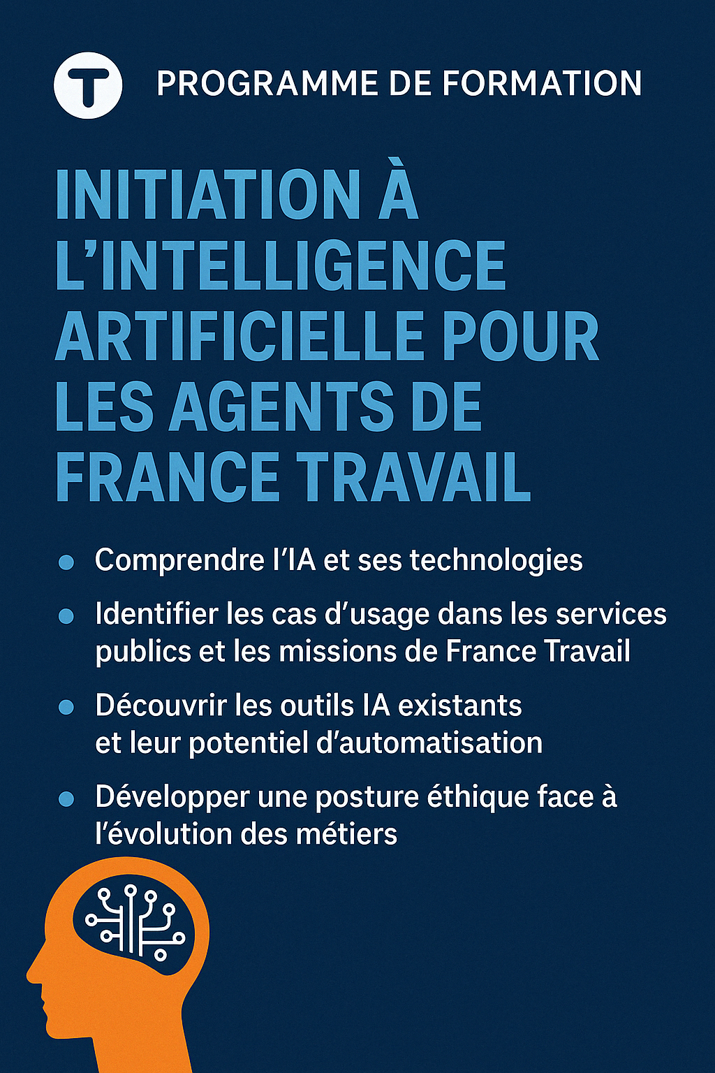 Initiation à l’Intelligence Artificielle pour les agents de France Travail
